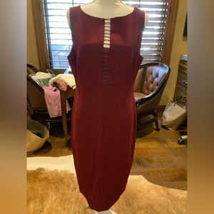 Maroon Elie Taharie dress